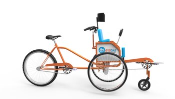 La bicicleta terapéutica posee dos