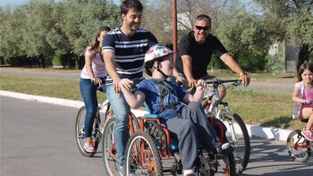 Diego Blas creó la bicicleta