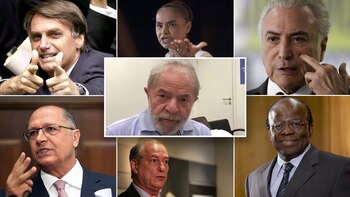 Las figuras entre las que se decidirá el futuro de la política brasileña tras el arresto de Lula