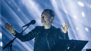 Thom Yorke, en Tecnópolis (Foto: