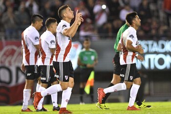 River Plate y Rosario Central jugaron en el estadio Monumental, por la 23ra. fecha de la Superliga. (Foto: Télam)
