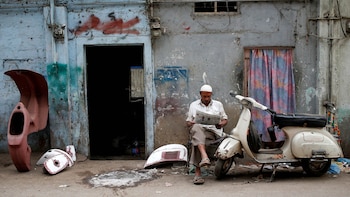 La escena de un taller