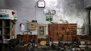 Postales de Vespa y herramientas