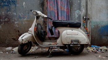 Las motos Vespa nacieron como