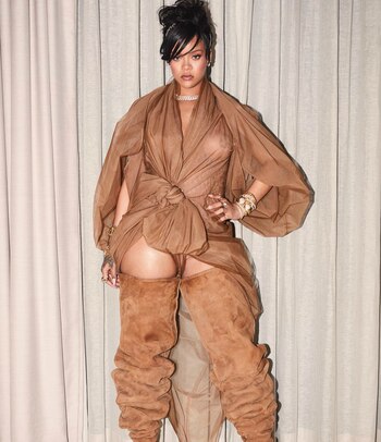 El look de Rihanna (Foto