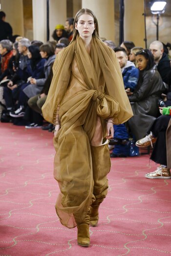 El outfit en la pasarela.