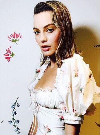 La modelo Margot Robbie fanática