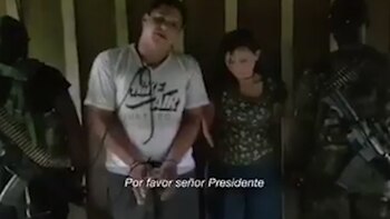 La pareja secuestrada por “Guacho”