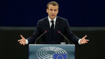El presidente Emmanuel Macron decidió encarar