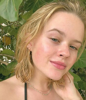 Selfie de Ava con su