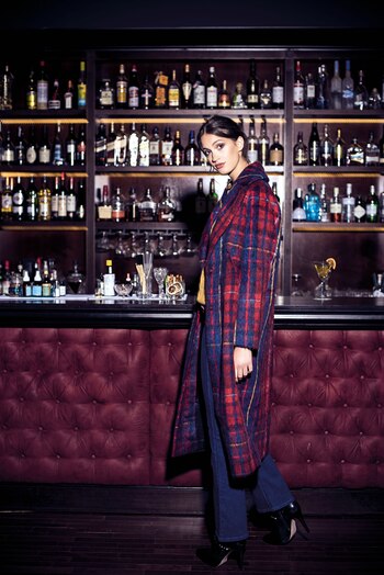 Tapado de lana ($ 15.210, Tommy Hilfiger),