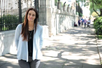 Ximena Beilin, hoy. Ella supo