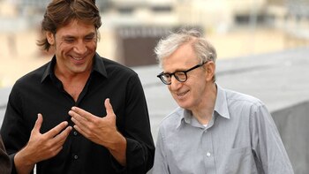Woody Allen con Javier Bardem,