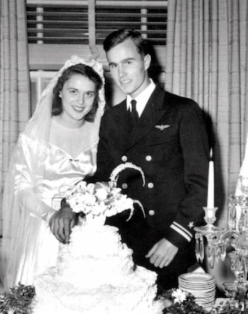 Barbara Bush y George H.W.