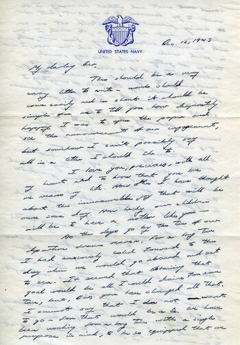 La carta escrita de puño