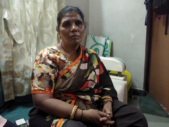 Leelabai, una divorciada de 55