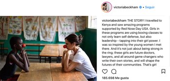 La publicación compartida por la