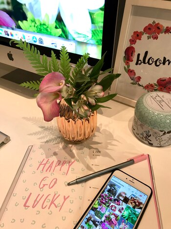 Para el escritorio de trabajo,