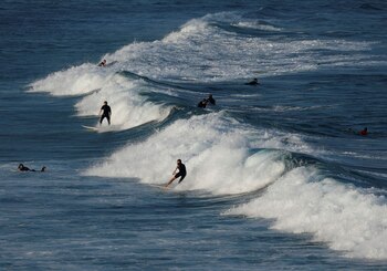Las olas de Bondi Beach,