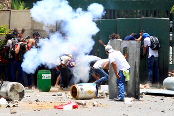 Las fuerzas del régimen han