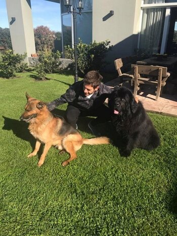 Juan Martín, César y Astor,