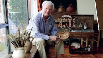 Juan Lascano inauguró su última