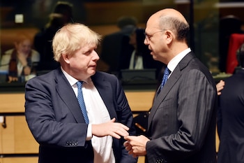 El canciller británico Boris Johnson
