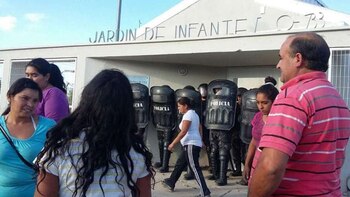 El jardín atacado (www.losandes.com.ar)