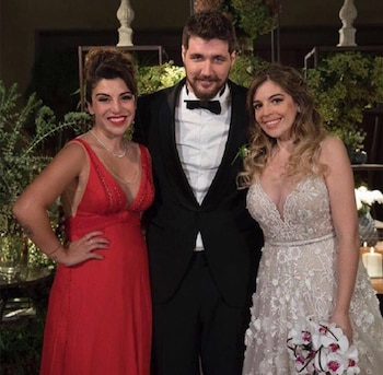 Gianinna, en el casamiento de