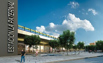 Render de la Estación Paternal