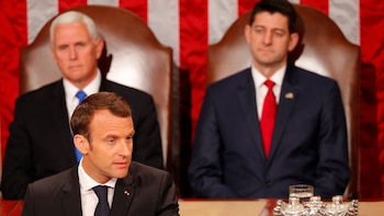 Durante el discurso que dio