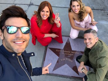 Quique Usales y María Celeste