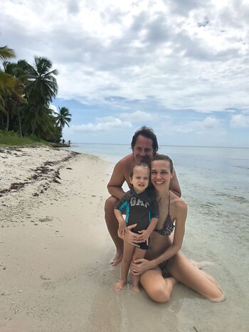 De vacaciones en familia en Punta