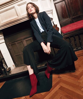 Blazer con raya diplomática ($