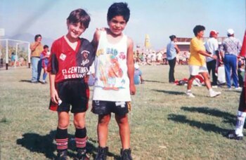 Messi de chico, con la