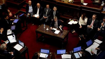 Marcos Peña en el Senado