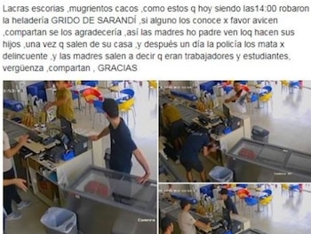 El posteo en Facebook de Ojeda