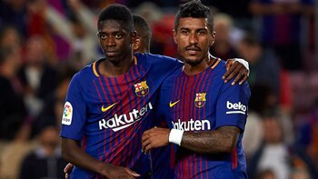 Paulinho y Dembelé llegaron en