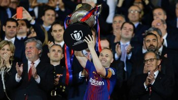 Andrés Iniesta levantó su última