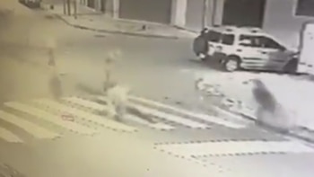 El momento del asesinato de