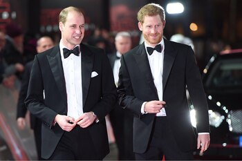 Los príncipes William y Harry. (Foto Instagram)