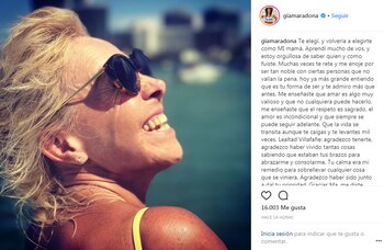 Las palabras de Gianinna a