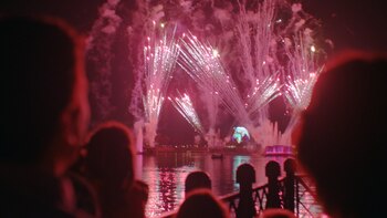 El clásico show de fuegos