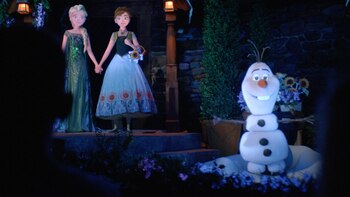 En el pabellón de Noruega,