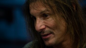 Claudio Paul Cannigia, durante la