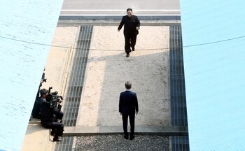 (Korea Summit Press Pool/Pool via Reuters)