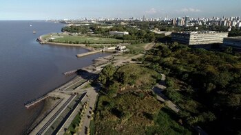 Vista aérea de la Costanera