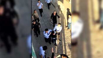 El agresor fue arrestado (@lailp)