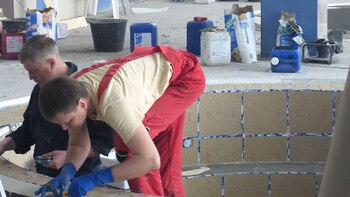 Las obras continuarán hasta mediados