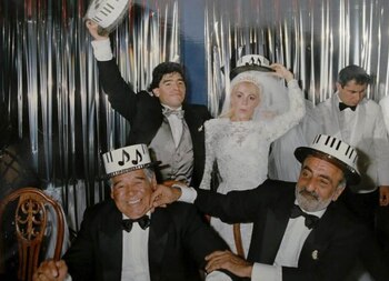 Claudia y Diego en su